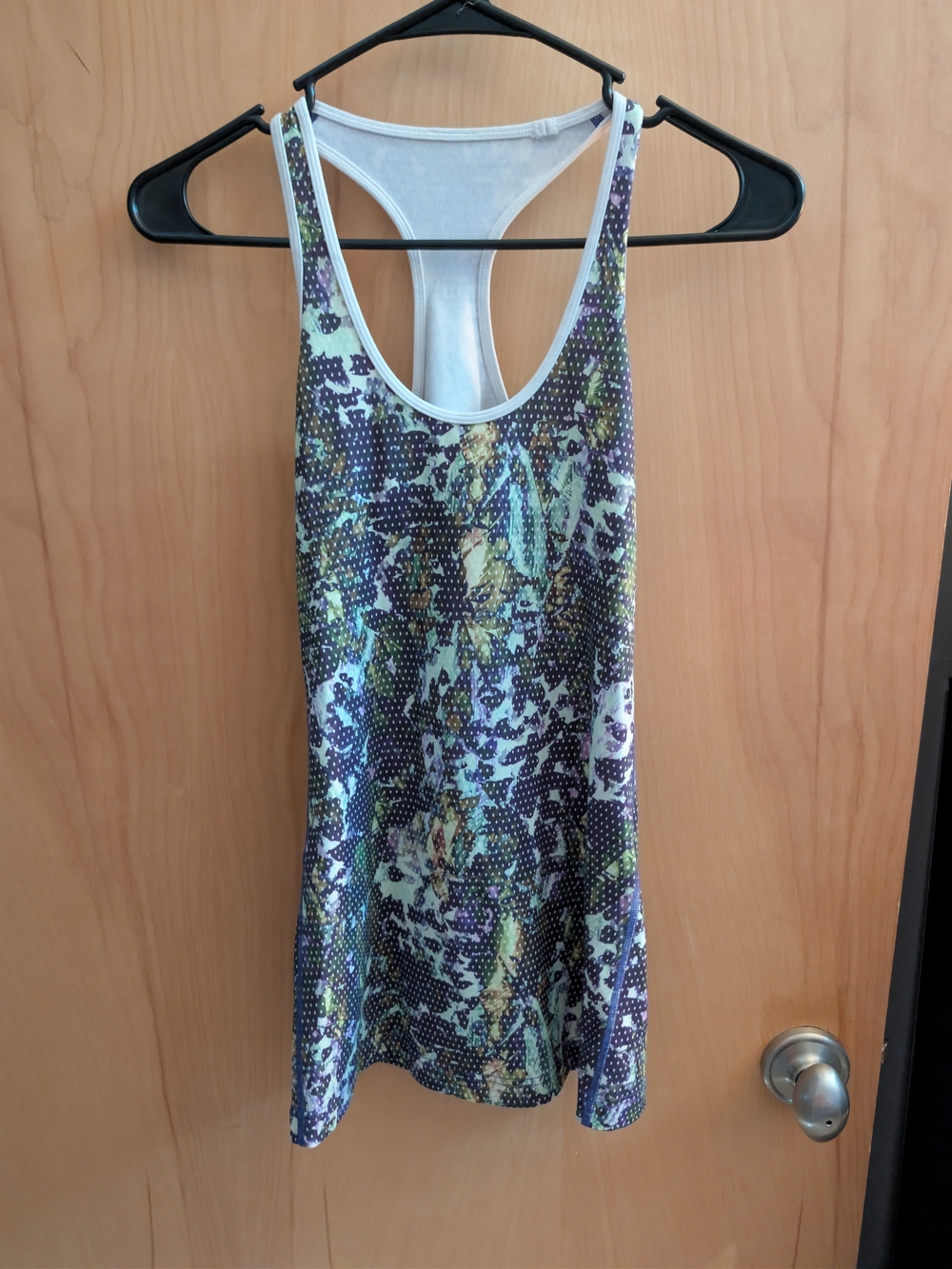 lululemon athletica Multicolor Racerback Tank with Abstract Print